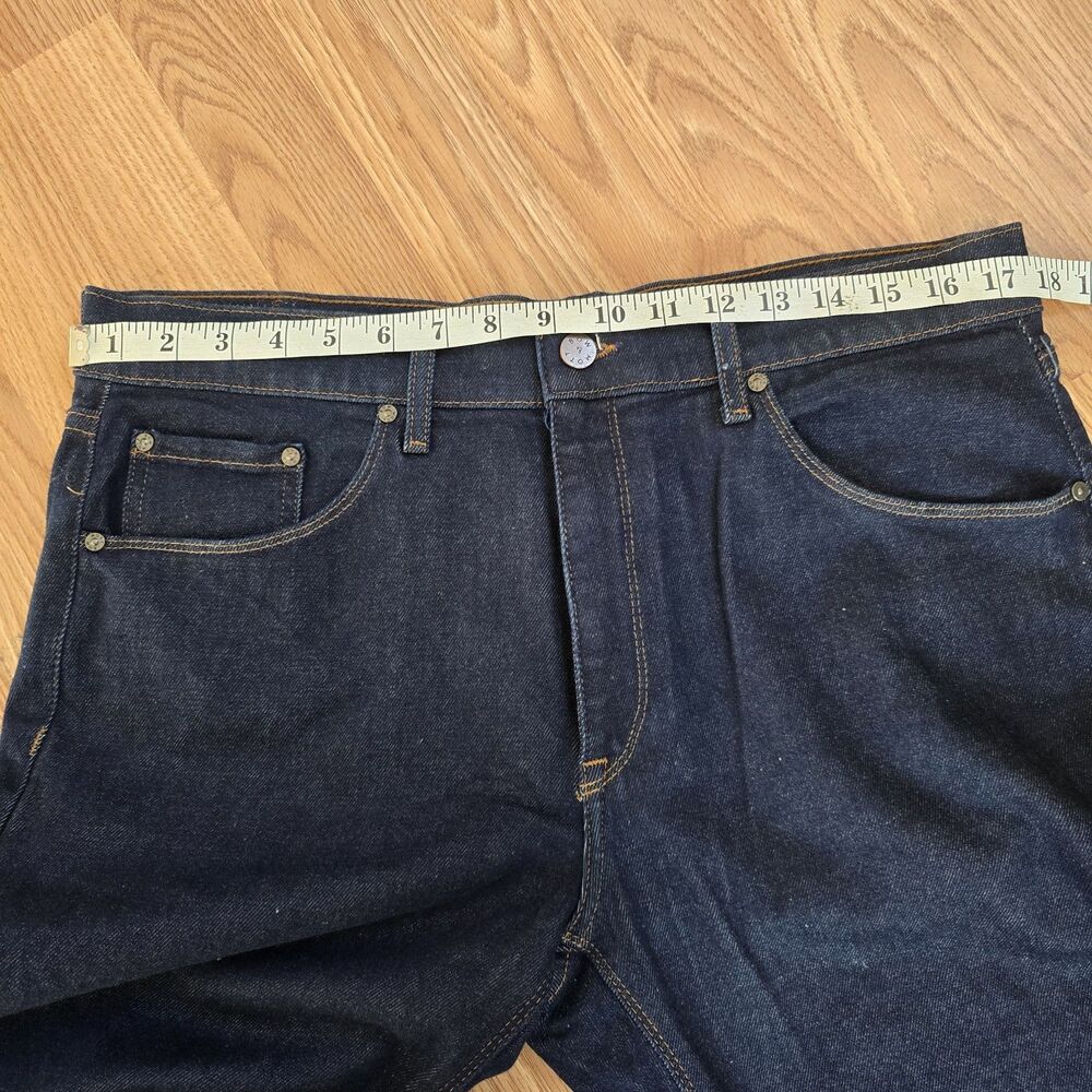 Mott & Bow Oliver Slim Fit Stretch Denim Jeans Mens 36x30 Dark Wash Excellent - Picture 8 of 10